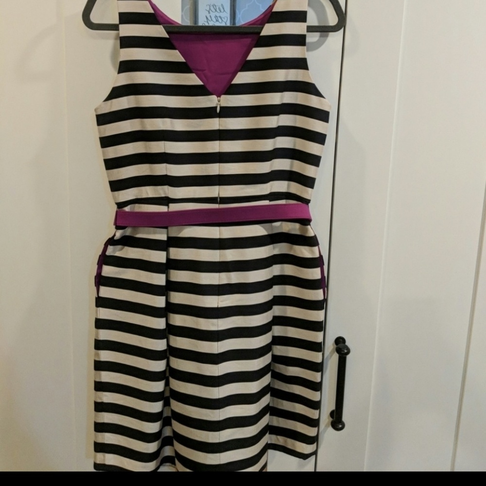 WHBM Stripped Black and White Dress - Picture 3 of 7